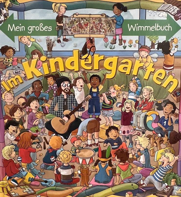 Mein grosses Wimmelbuch - Im Kindergarten