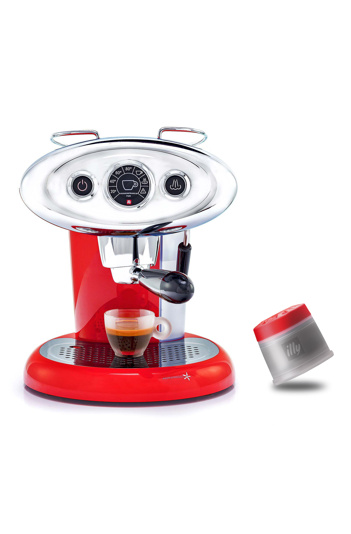 X7.1 Iperespresso, Espressomaschine für Kapseln, Rot, Schwarz und Weiss
