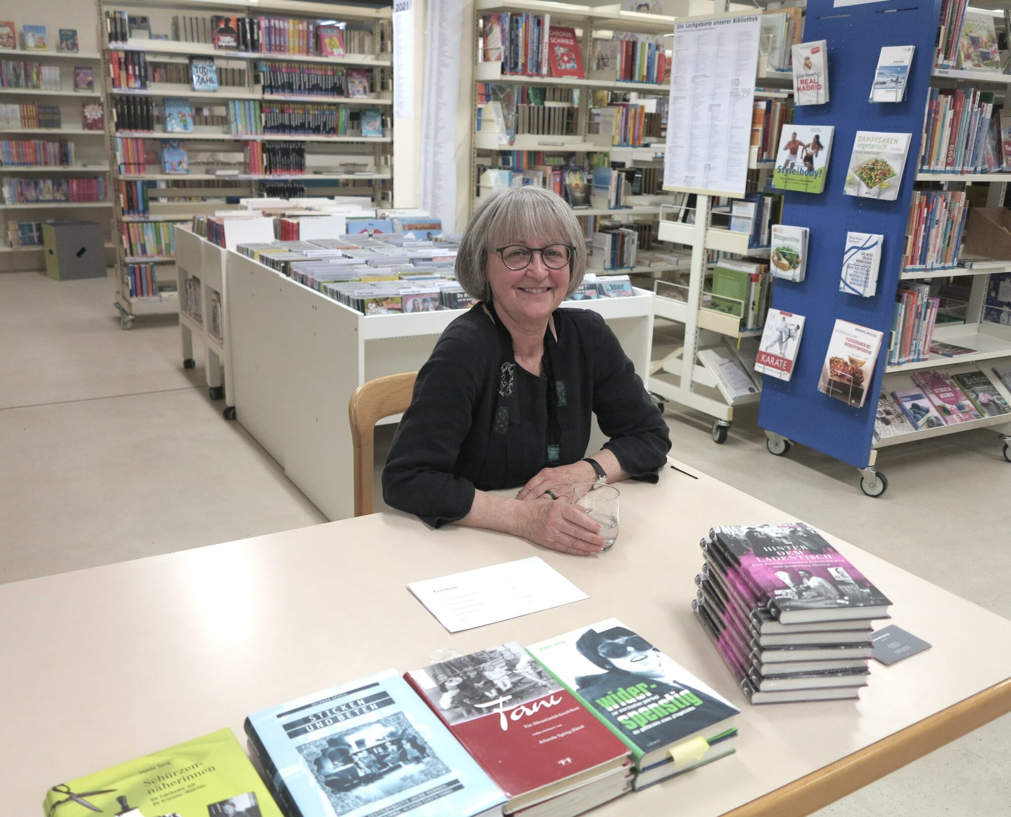 Lesung mit Jolanda Spirig in der Bibliothek Widnau