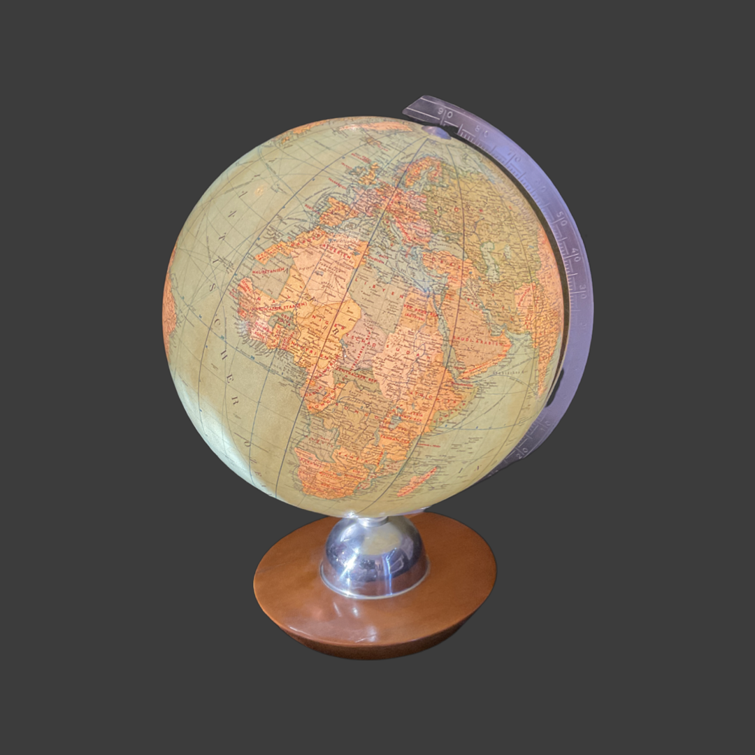Globus von JRO, beleuchtet um ca. 1960