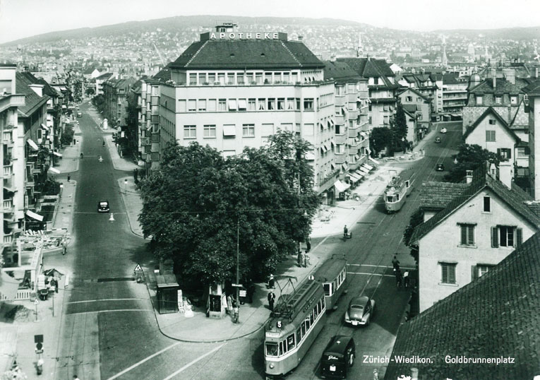Goldrunnenplatz 50er-Jahre