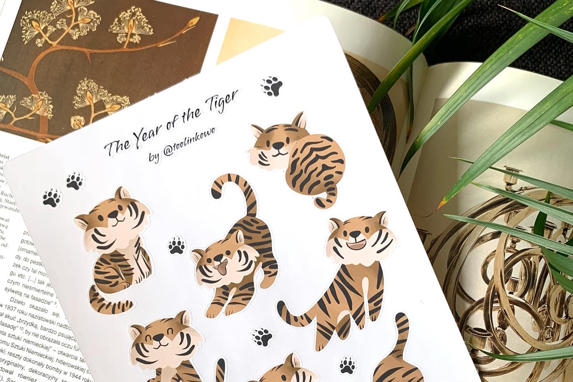 Tiger Year stickers