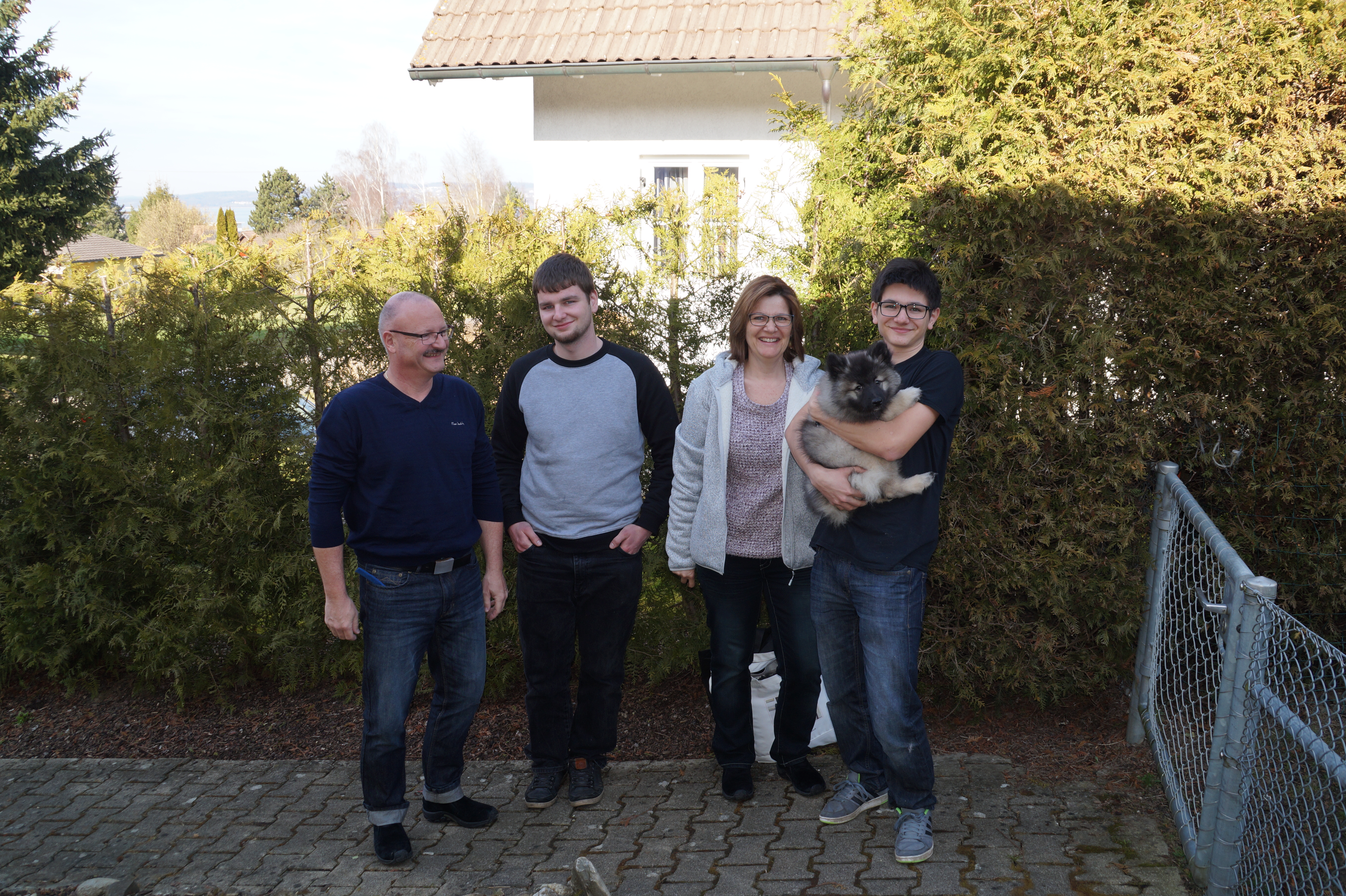 Balto lebt nun mit seiner Familie im Aargau
