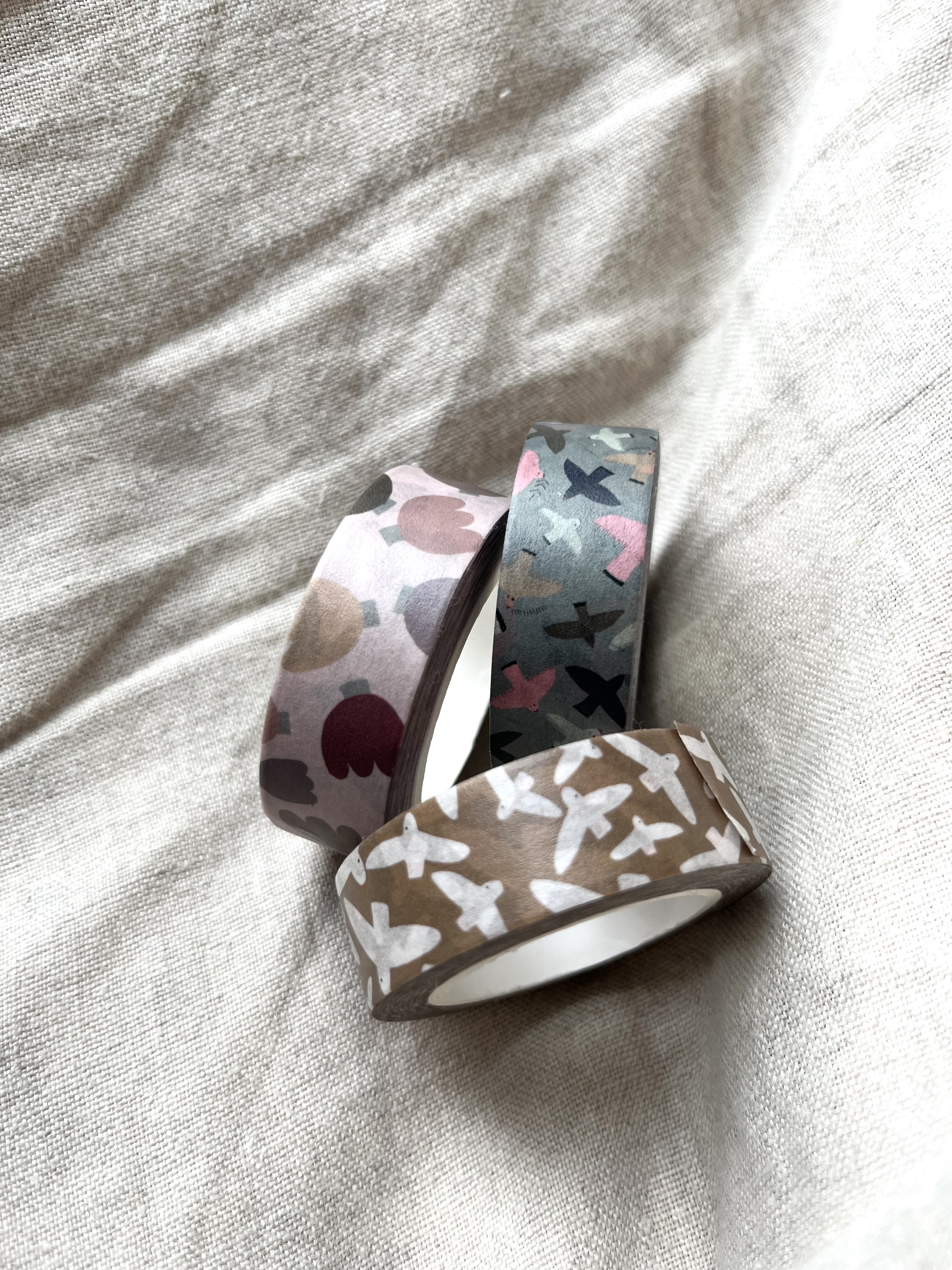 Set Washi Tapes/Klebebänder 3 Stück