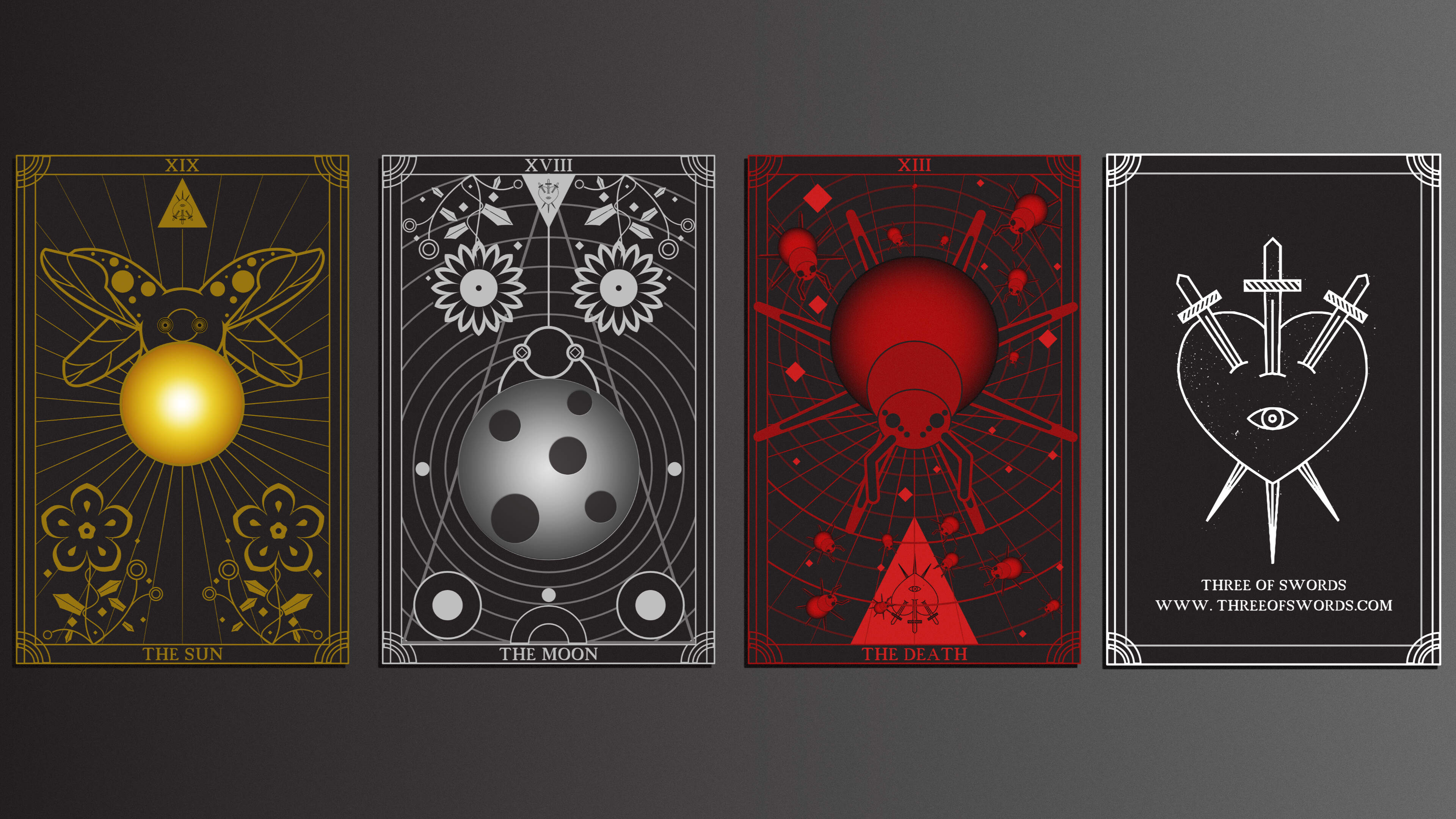 Three of swords - Tarot cards