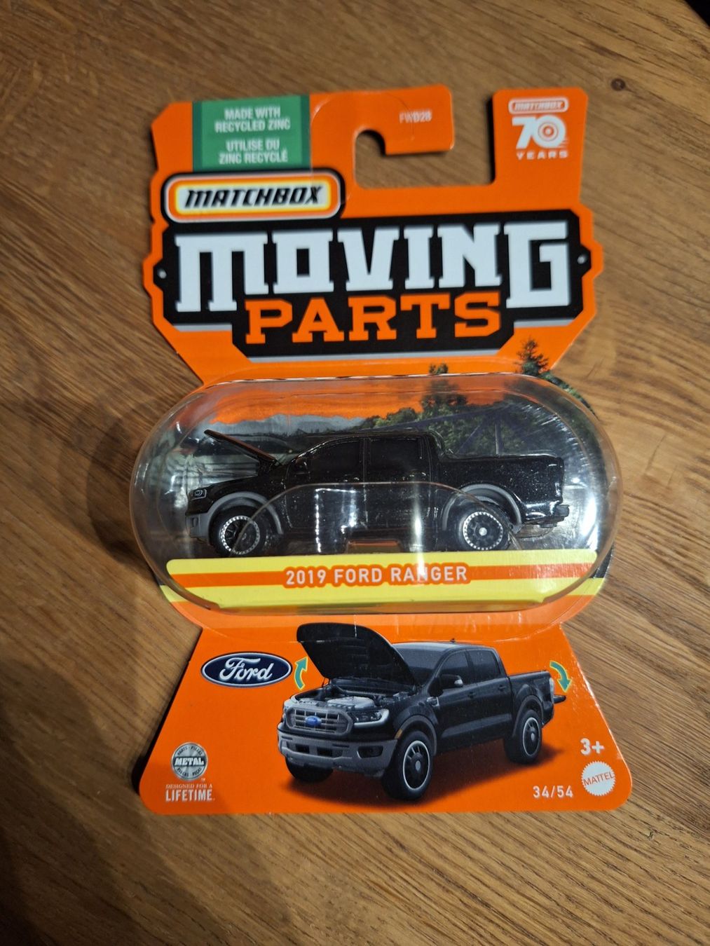 Matchbox Moving Parts 2023 2019 Ford Ranger 34/54