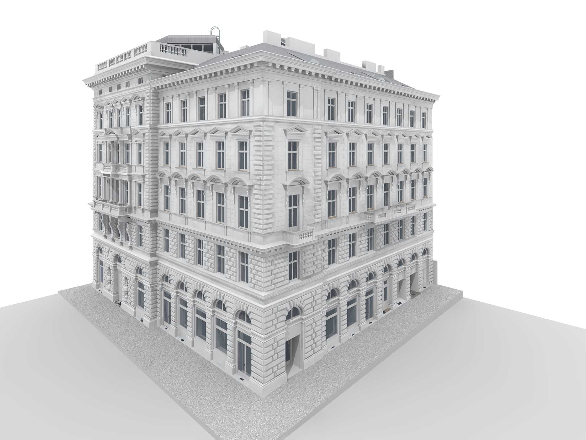 Volksgartenstrasse Wien - 3D Scanning & Modelling - RoomBuus Linz
