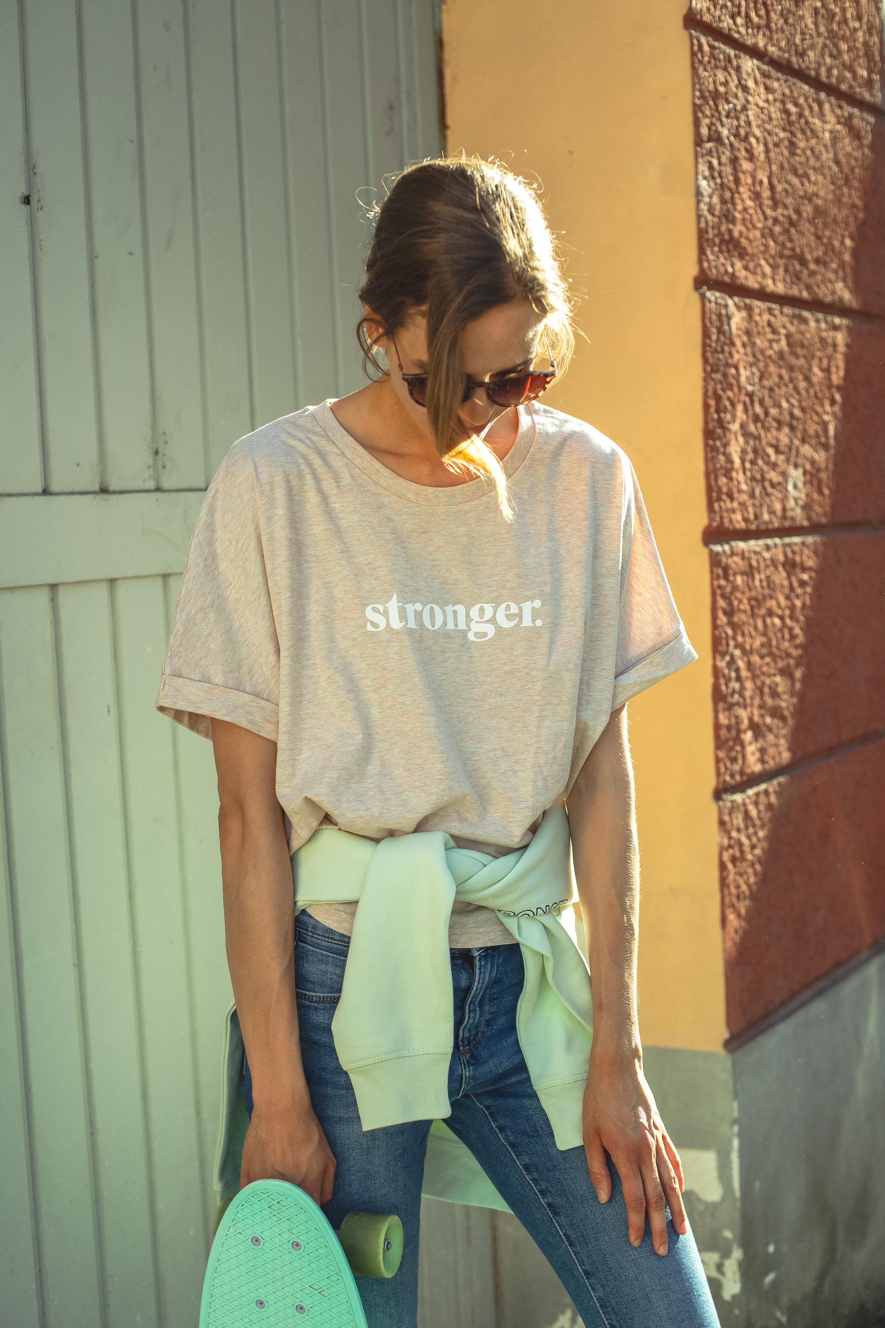 COLLIDER 'stronger' T-Shirt WOMEN