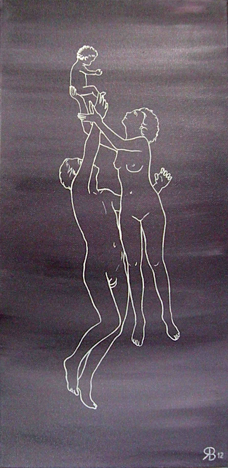 Acryl auf Leinwand;
20 x 40 cm