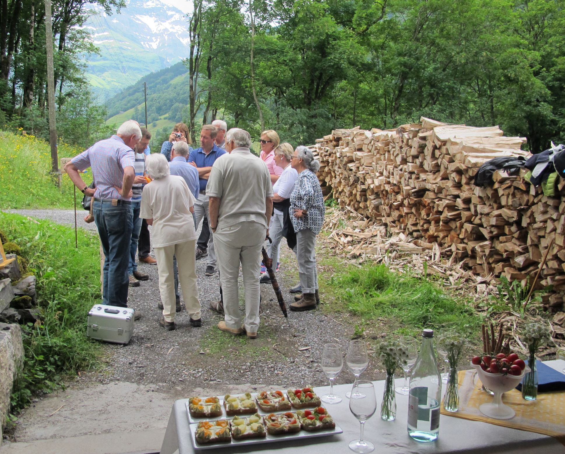 Besuch Lorenz Gredig AG am 25.Juni 2016 auf dem Maienboden Elm