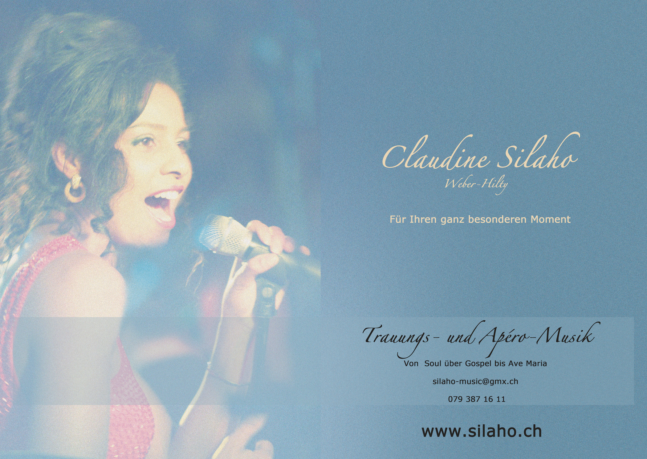 Sängerin Claudine Silaho
