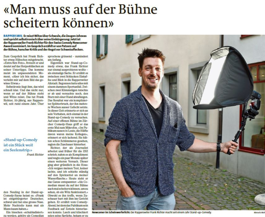 Zürichsee-Zeitung, 24. Juli 2017
