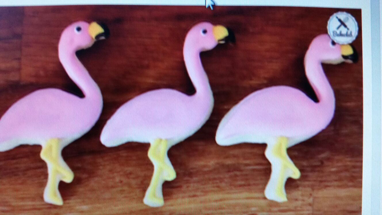 Pink Flamingo Guetzli
