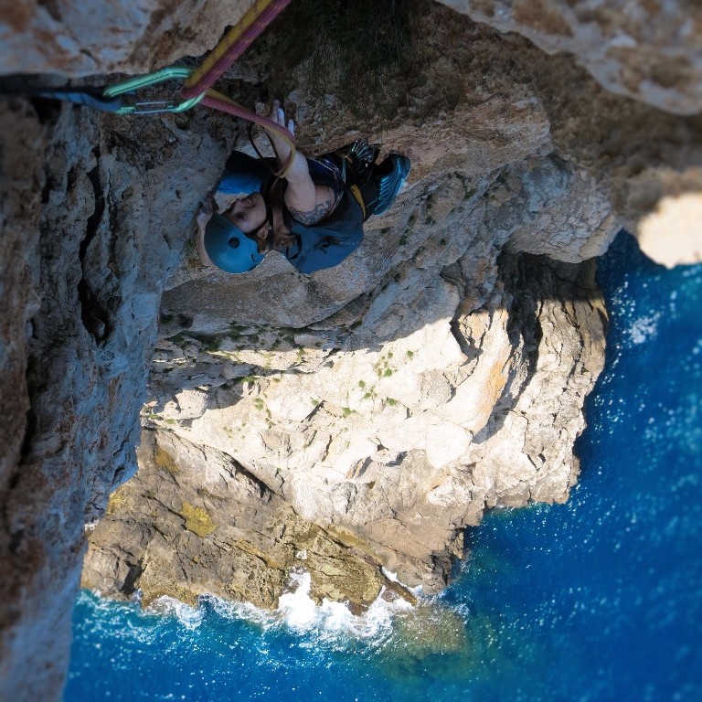rock climbing Ibiza Klettern segeln sailing