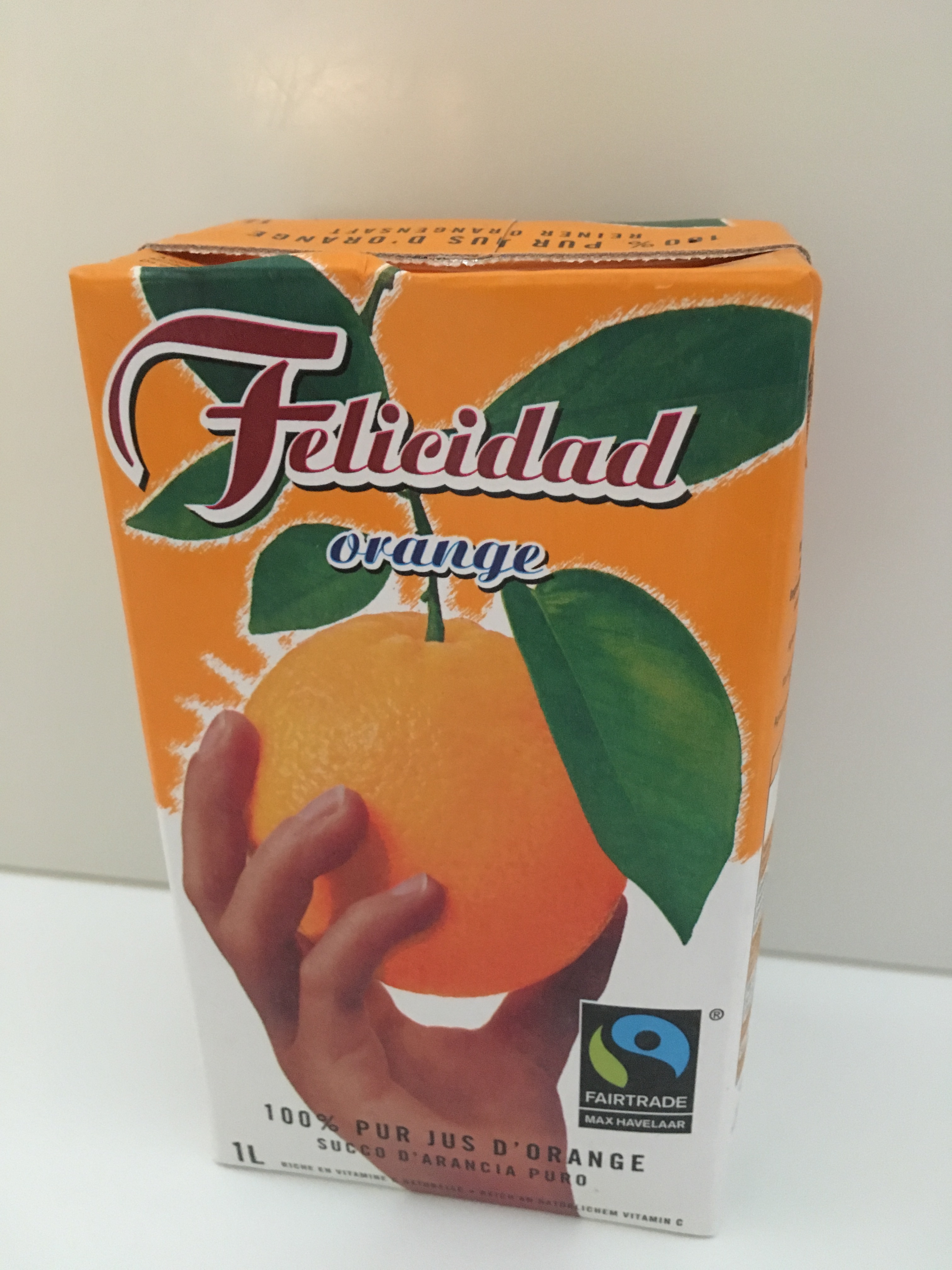 Getränke: Orangensaft Felicidad Fairtrade ltr