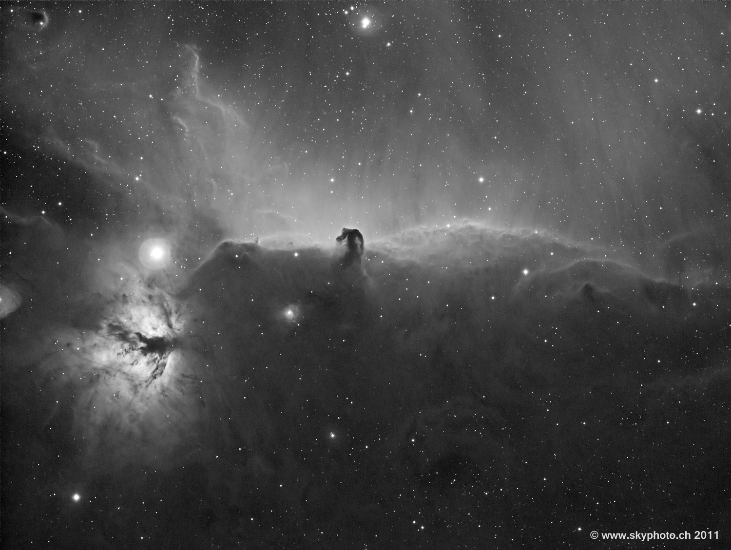 Horsehead nebula B 33 with IC 434