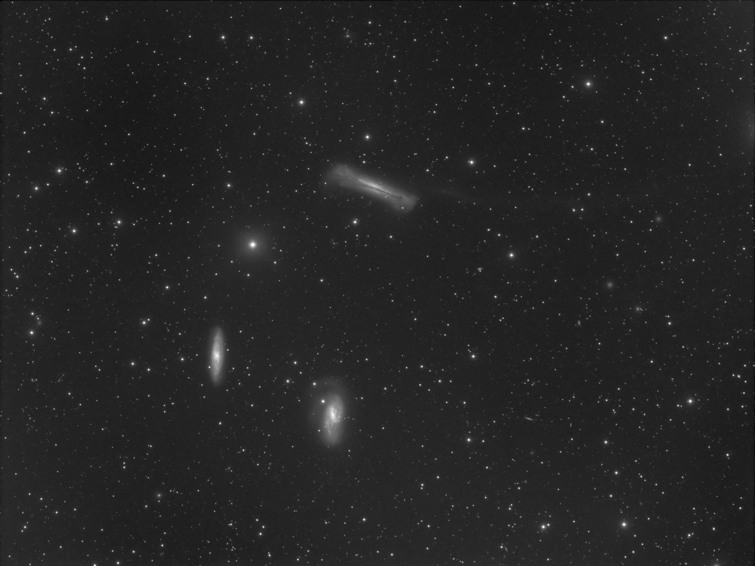 Leo-Triplett (M65, M66, NGC3628)