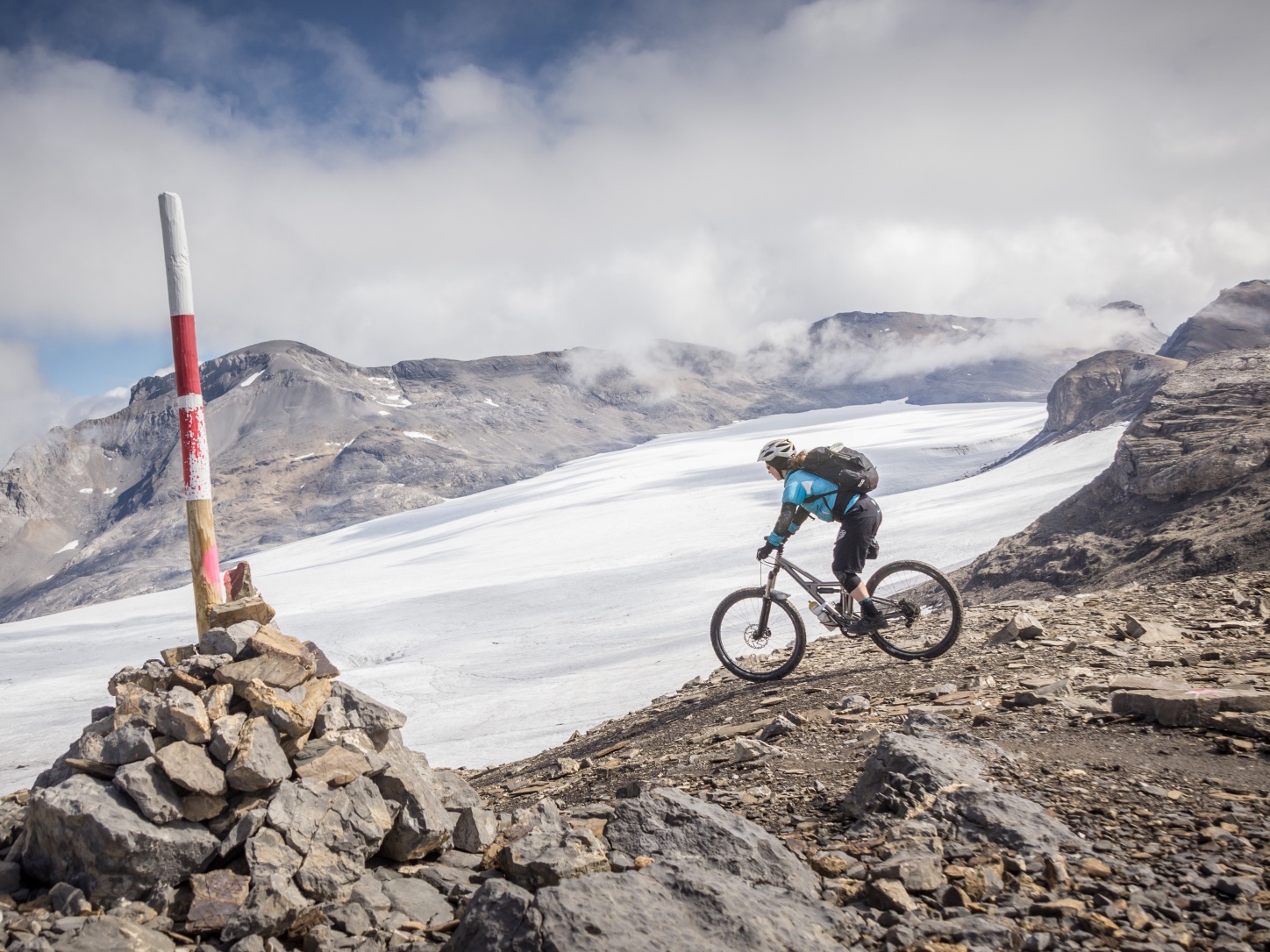 Hobby, Rahel Schmid am Biken