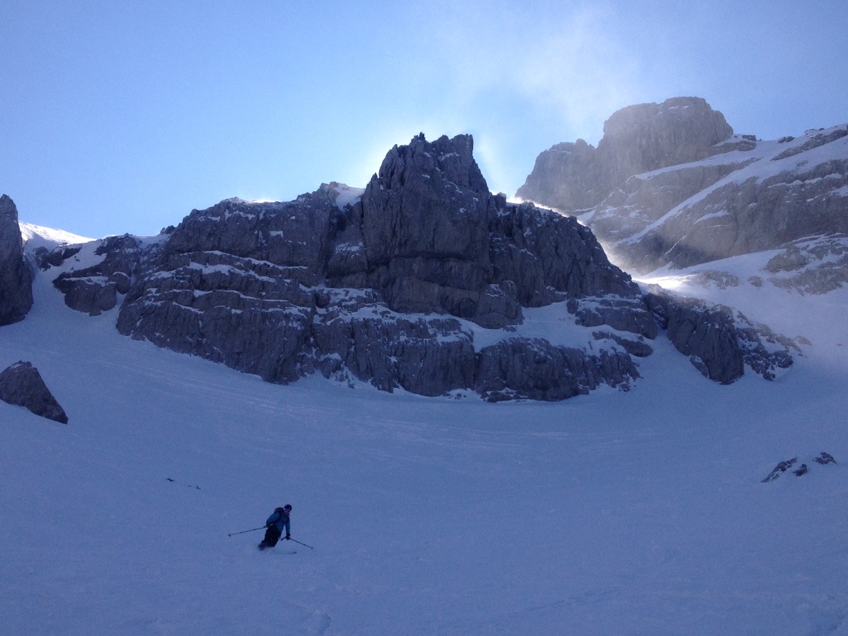 Hobby, Rahel am Skifahren